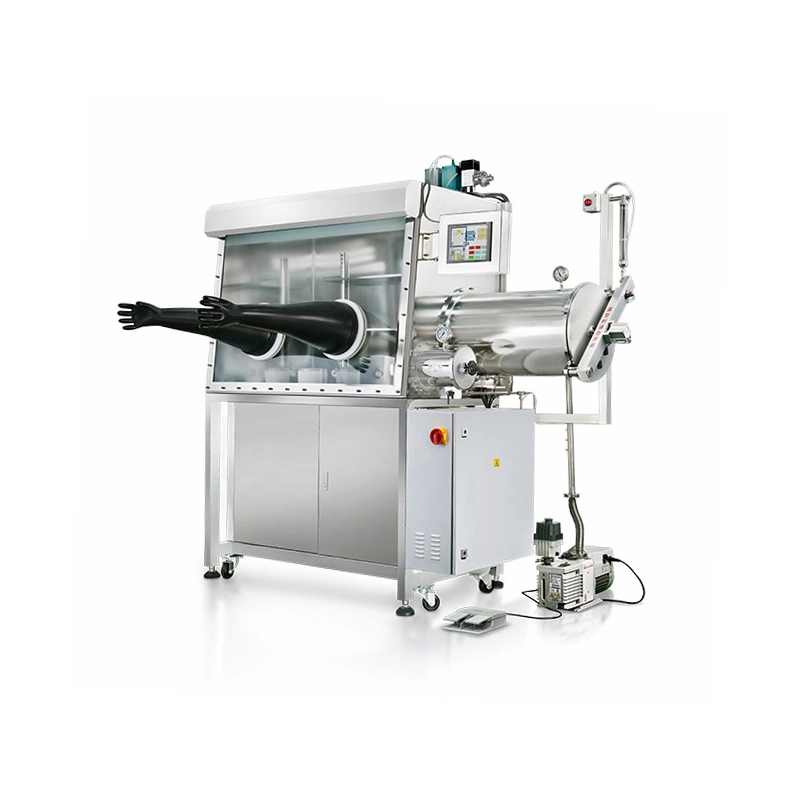 Única caixa de luva da máquina Gn-GB-1 da bateria da caixa de luva do vácuo da estação de trabalho para a bateria de lítio