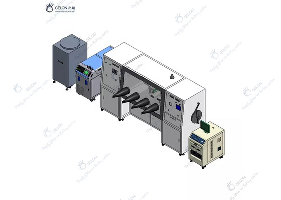 Pilha Tab Laser Welder do cilindro da pesquisa de Tab Welding Machine Lithium Battery da bateria do cilindro