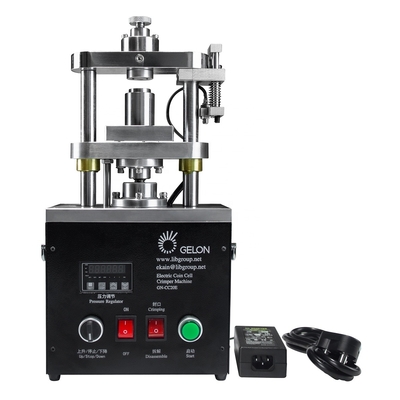 Máquina de friso da selagem da máquina da bateria elétrica da pilha da moeda para a pilha da moeda
