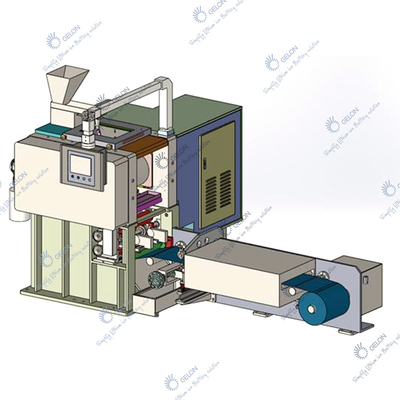 Máquina para fabricar eletrodo seco de bateria de lítio Máquina formadora de filme prensada a quente