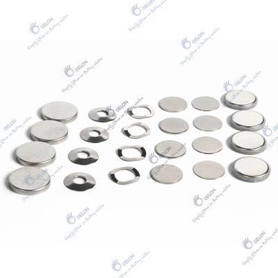 Casos da pilha da moeda de Mesh Button Battery Case Lithium Ion Battery Materials SS304 SS316