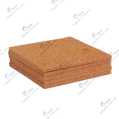 Matéria prima contínua da espuma da coleção atual Copper/CU de Ion Battery Porous Metal Foam do lítio