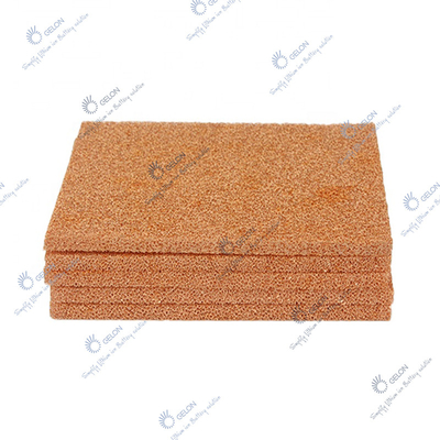 Matéria prima contínua da espuma da coleção atual Copper/CU de Ion Battery Porous Metal Foam do lítio
