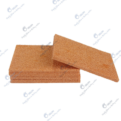 Matéria prima contínua da espuma da coleção atual Copper/CU de Ion Battery Porous Metal Foam do lítio