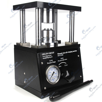 Máquina manual hidráulica de Discrimping do frisador do aferidor da máquina do conjunto de pilha da moeda do laboratório