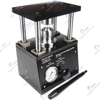 Máquina manual hidráulica de Discrimping do frisador do aferidor da máquina do conjunto de pilha da moeda do laboratório