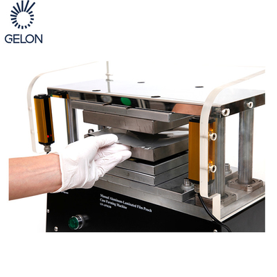 filme laminado de alumínio do equipamento do conjunto de pilha do malote de 6mm que forma a máquina