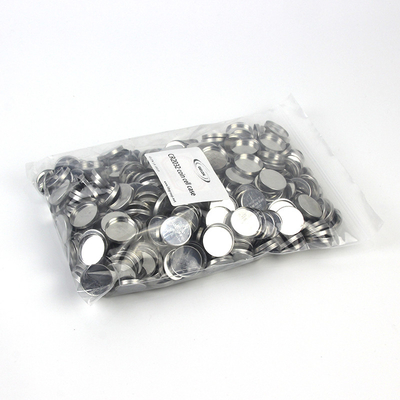 Pesquisa material SS304 SS316 CR2032 2016 da bateria da moeda da bateria caso da pilha de 2025 moedas