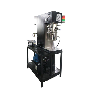 Máquina da bateria de lítio refrigerador de água de alimentação planetário do dispositivo da bomba de vácuo do misturador do vácuo do eixo triplicar-se do volume de 2 litros