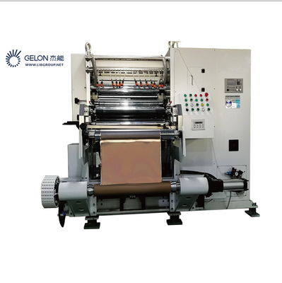 Lítio Ion Batteries Automatic Slitting Machine para 18650 produção de 21700 baterias
