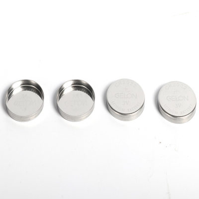 Caixas brancas prateadas das pilhas da moeda de Ion Battery Material CR20XX do lítio