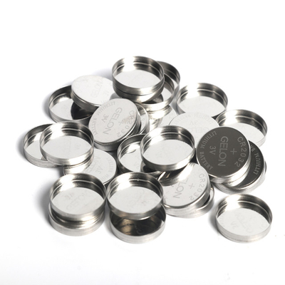 Caixas brancas prateadas das pilhas da moeda de Ion Battery Material CR20XX do lítio