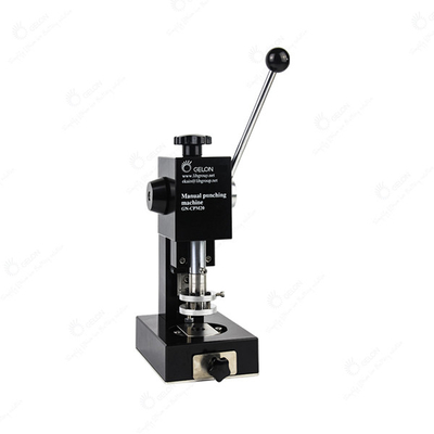 Máquina manual do conjunto de pilha da moeda da máquina de perfuração para a pesquisa do laboratório