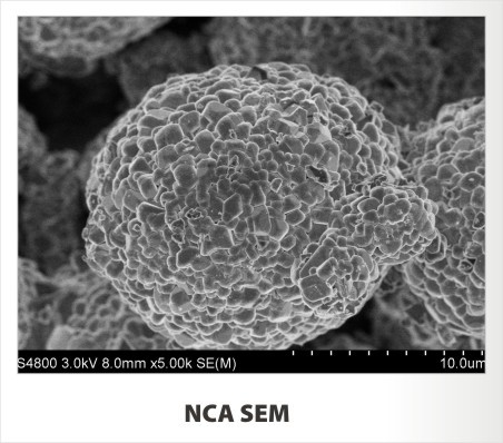 Matéria prima direta da bateria de Ion Nickel Cobalt Aluminium Oxide do lítio do de alta capacidade da fábrica (NCA)