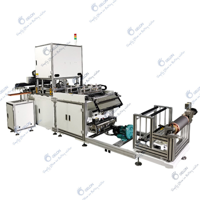 Equipamento de montagem de células de bolsas com cortador automático GELON Máquina formadora de caixas de células de bolsas