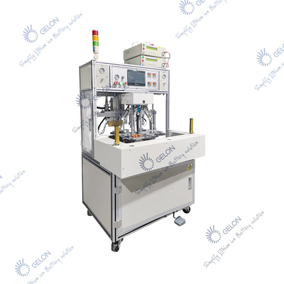 Máquina de montagem de bateria de selagem rotativa lateral superior