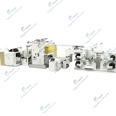 Elétrodo que calandra cortando o lítio Ion Battery Production Process
